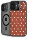 Neutral Polka Dots iPhone 16 Kickstand Case