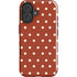 Neutral Polka Dots iPhone 16 Plus Impact Case