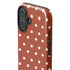 Neutral Polka Dots iPhone 16 Plus Impact Case