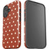 Neutral Polka Dots iPhone 16 Plus Impact Case