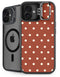 Neutral Polka Dots iPhone 16 Plus Kickstand Case