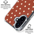 Neutral Polka Dots iPhone 16 Plus MagSafe Case