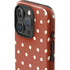 Neutral Polka Dots iPhone 16 Pro Impact Case