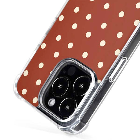 Neutral Polka Dots iPhone 16 Pro MagSafe Case