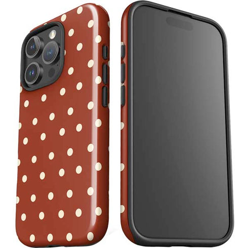 Neutral Polka Dots iPhone 16 Pro Max Impact Case