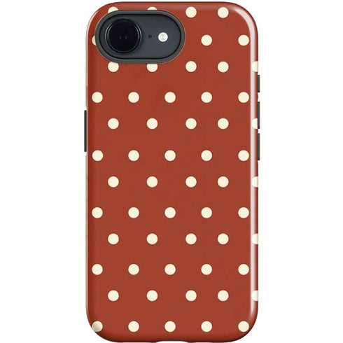 Neutral Polka Dots iPhone 16e Impact Case