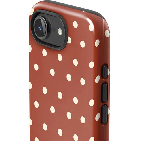 Neutral Polka Dots iPhone 16e Impact Case