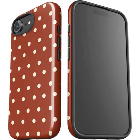 Neutral Polka Dots iPhone 16e Impact Case