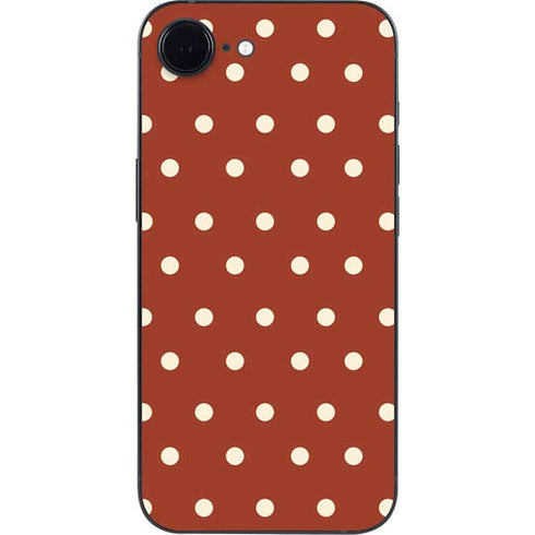 Neutral Polka Dots iPhone 16e Skin