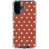 Neutral Polka Dots iPhone 17 Clear Case
