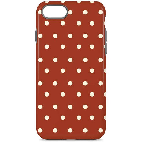 Neutral Polka Dots iPhone Cases