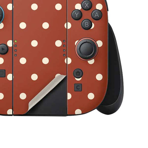 Neutral Polka Dots Nintendo Switch 2 (2025) Joy-Con Controller Skin