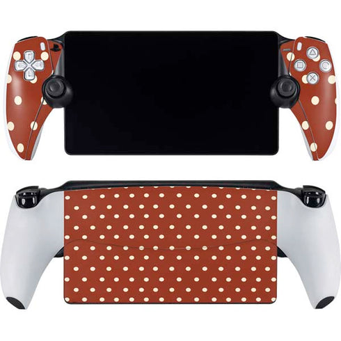 Neutral Polka Dots PlayStation Portal Remote Player Skin