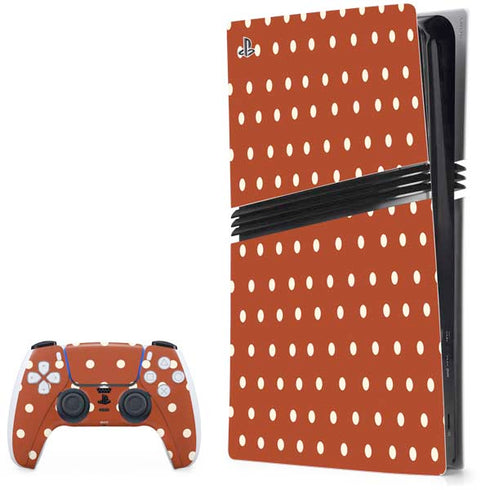 Neutral Polka Dots PlayStation PS5 Skins