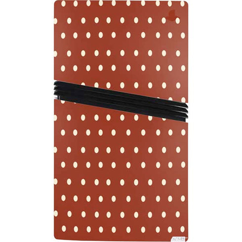 Neutral Polka Dots PS5 Pro Console Skin