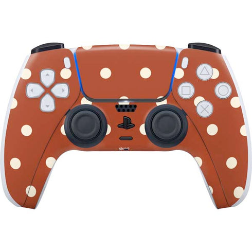 Neutral Polka Dots PlayStation PS5 Skins