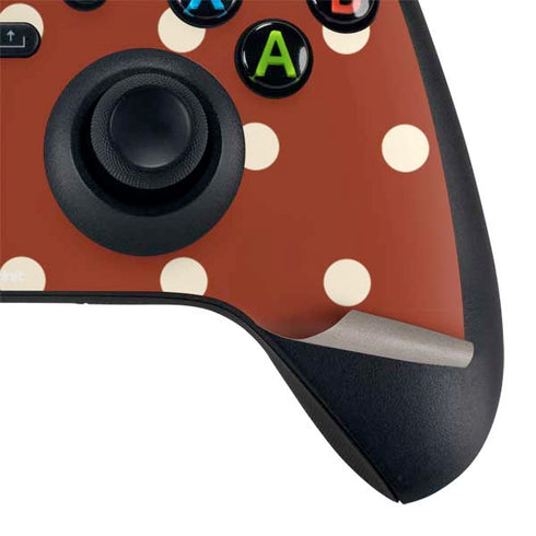Neutral Polka Dots Xbox Series X Controller Skin