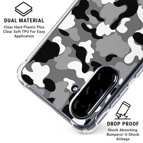 Neutral Street Camo Galaxy A36 5G Clear Case