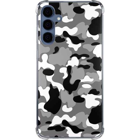 Neutral Street Camo Galaxy A55 5G Clear Case