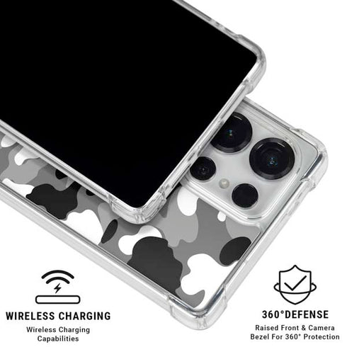 Neutral Street Camo Galaxy S25 Ultra Clear Case