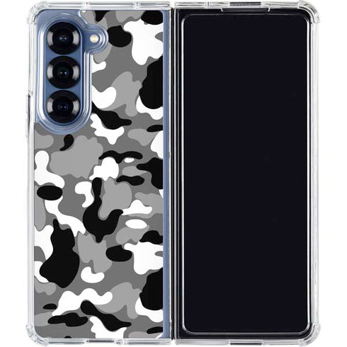 Neutral Street Camo Galaxy Z Fold6 Clear Case