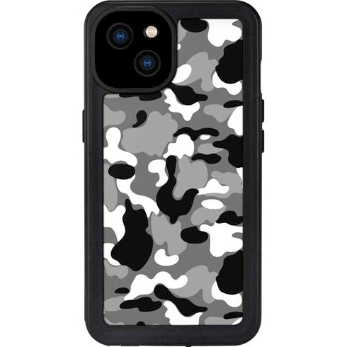 Neutral Street Camo iPhone 15 Plus Waterproof Case