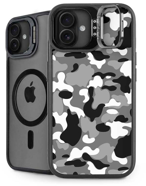 Neutral Street Camo iPhone 16 Plus Kickstand Case