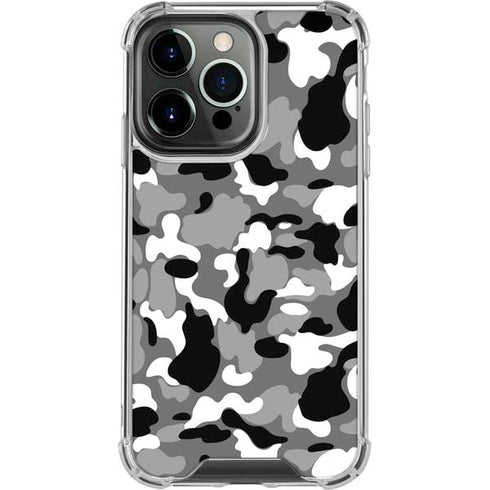 Neutral Street Camo iPhone 16 Pro Clear Case