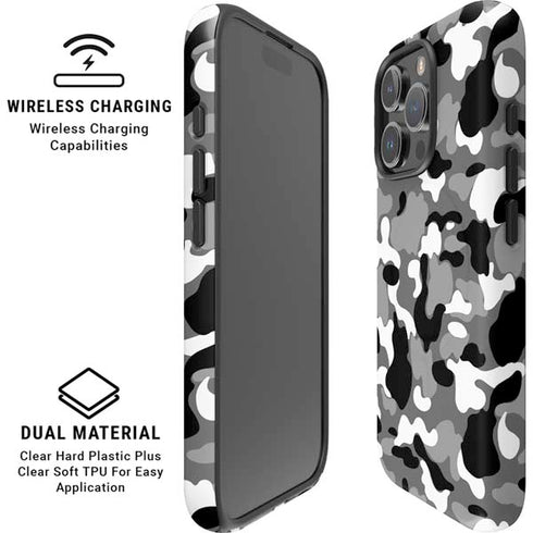 Neutral Street Camo iPhone 16 Pro Magsafe Impact Case