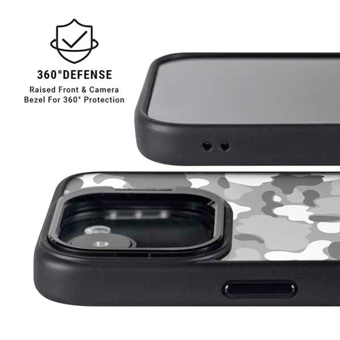 Neutral Street Camo iPhone 16e Kickstand Case