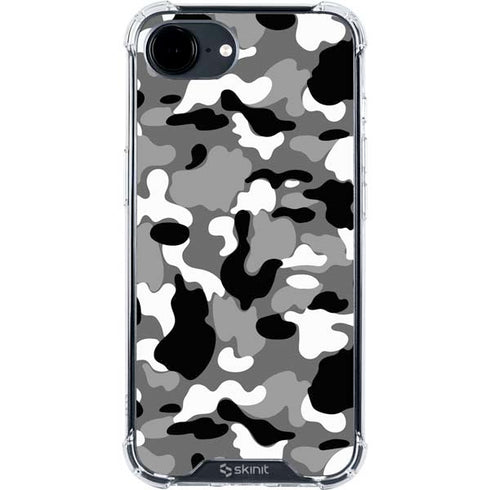 Neutral Street Camo iPhone 16e Clear Case