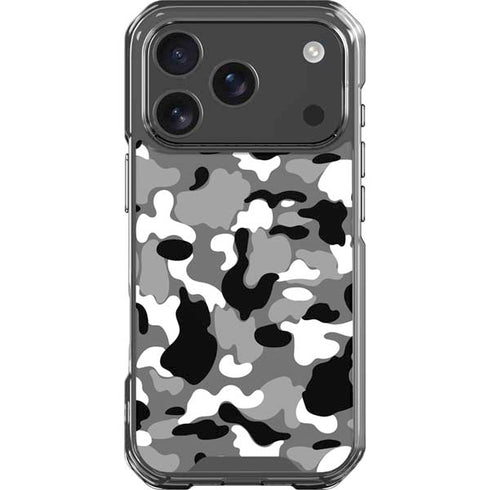 Neutral Street Camo iPhone 18 Pro Clear Case