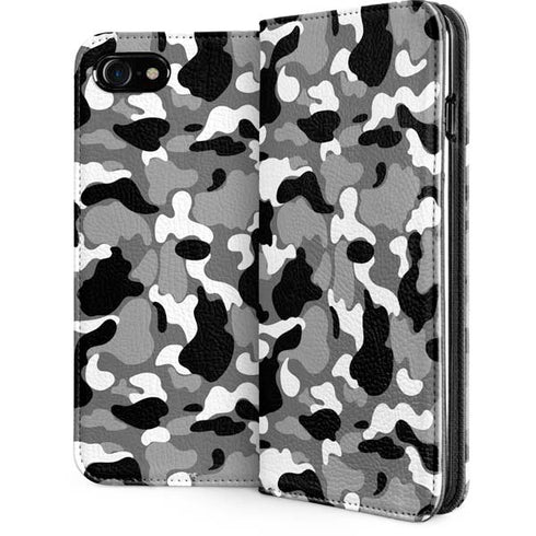 Neutral Street Camo iPhone SE (2nd & 3rd Gen) Folio Case