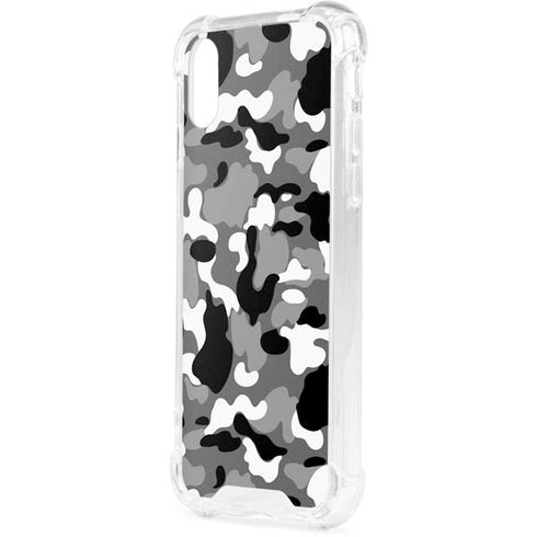 Neutral Street Camo iPhone XS Clear Case