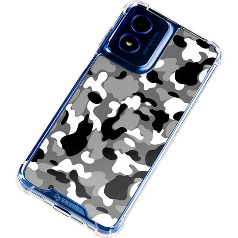 Neutral Street Camo Moto G 5G (2024) Clear Case