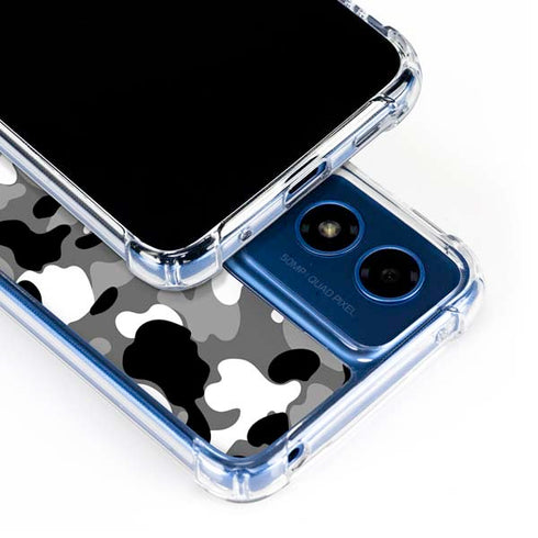 Neutral Street Camo Moto G 5G (2024) Clear Case