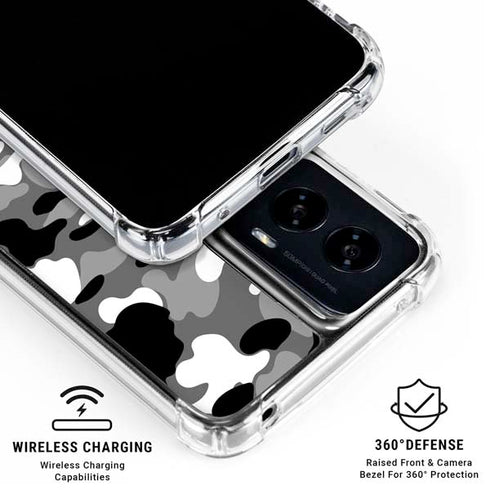 Neutral Street Camo Moto G Power 5G (2024) Clear Case