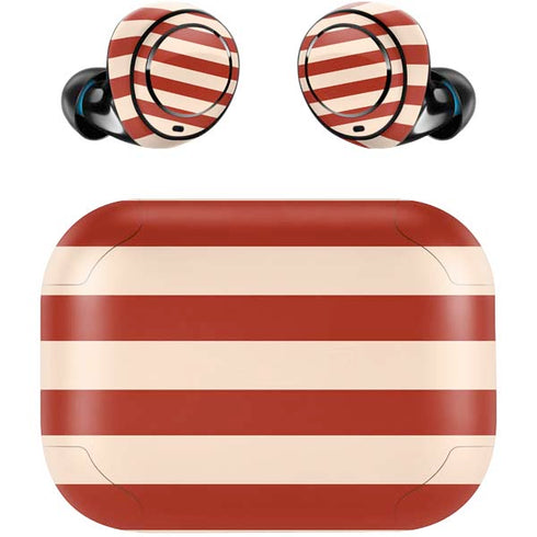 Neutral Stripes Amazon Echo Buds Skin