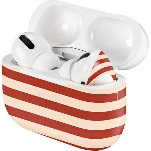 Neutral Stripes AirPods Skins