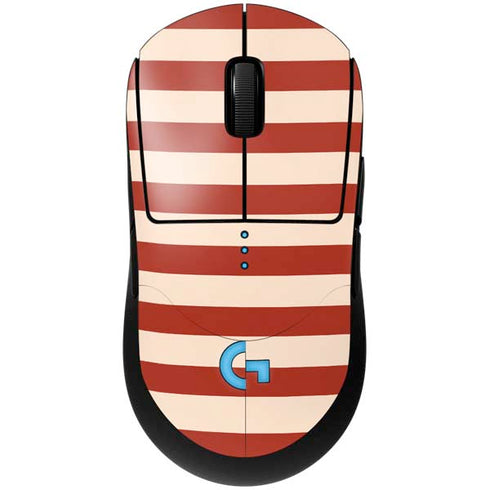 Neutral Stripes G Pro Wireless Gaming Mouse Skin