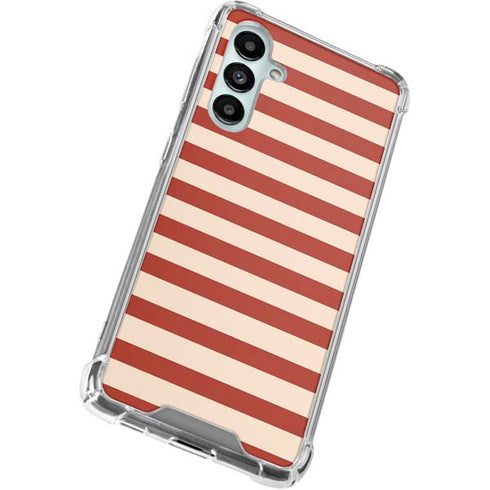 Neutral Stripes Galaxy A16 5G Clear Case