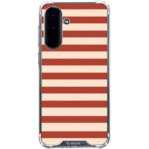 Neutral Stripes Galaxy A36 5G Clear Case