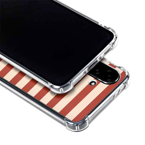 Neutral Stripes Galaxy A36 5G Clear Case
