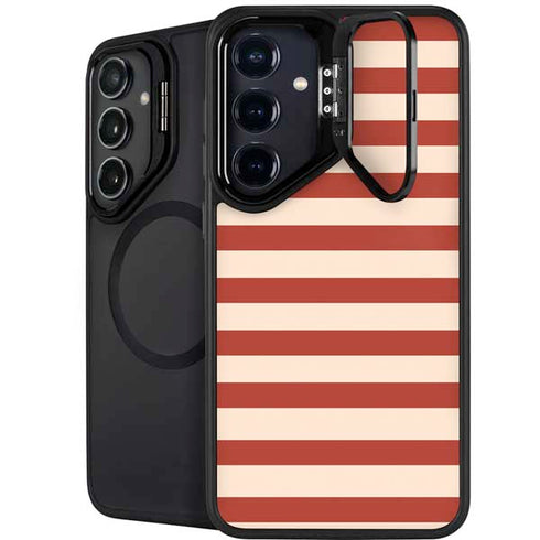 Neutral Stripes Galaxy S25 Plus Kickstand Case