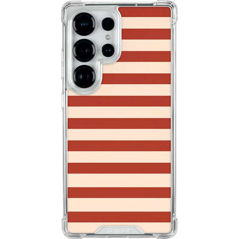 Neutral Stripes Galaxy S25 Ultra Clear Case