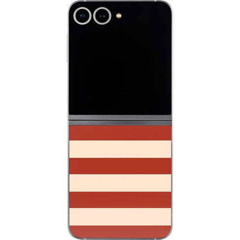 Neutral Stripes Galaxy Z Flip6 Skin