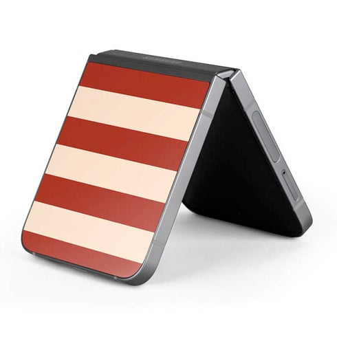 Neutral Stripes Galaxy Z Flip6 Skin