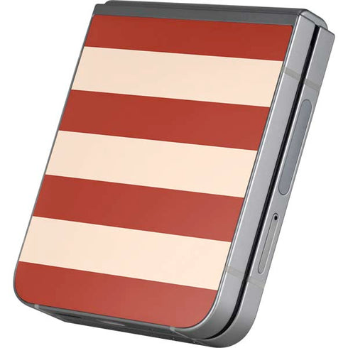 Neutral Stripes Galaxy Z Flip6 Skin