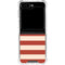 Neutral Stripes Galaxy Z Flip6 Clear Case