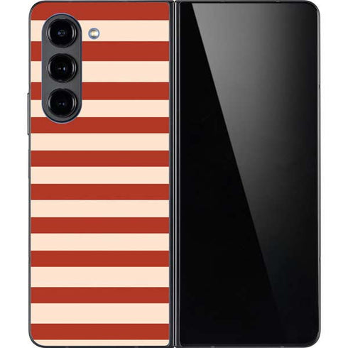 Neutral Stripes Galaxy Z Fold5 5G Skin